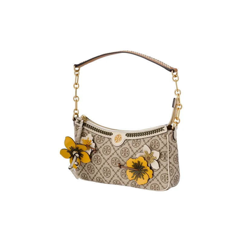 TORY BURCH Leather Portable Crossbody Bag Shoulder Bag Women's Hazelnut Brown-1