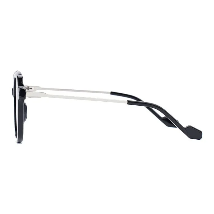 PSACSS Plate Frame Stainless Steel Square Sunglasses Unisex-2