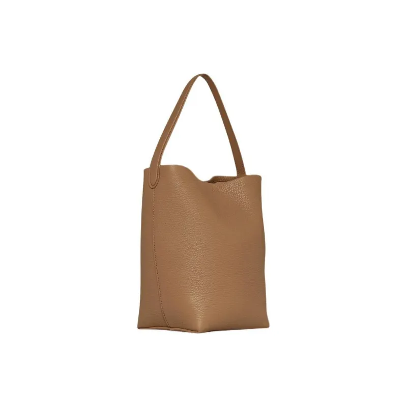 THE ROW N/S Park Calfskin Tote Bag, Shopping Bag, Shoulder Bag, Handbag Trumpets Women's Sand Yellow-1
