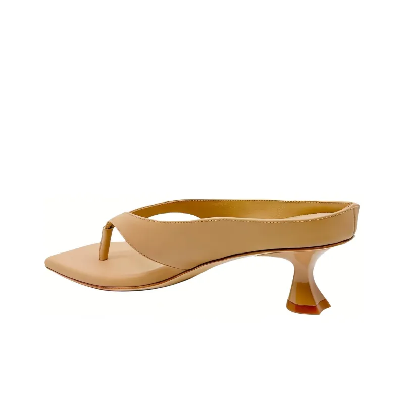 STUDIO AMELIA Flip Flops 5cm Women's Light Brown-2
