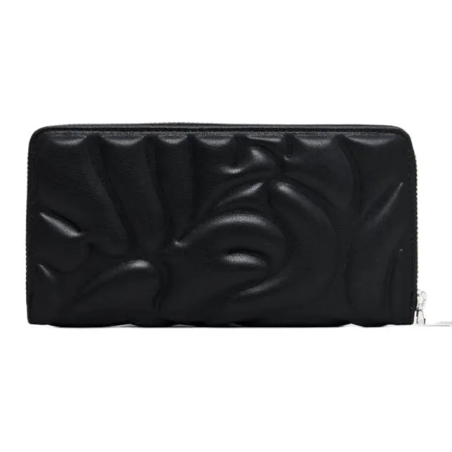 Desigual Polyurethane Wallet Women's Black-2