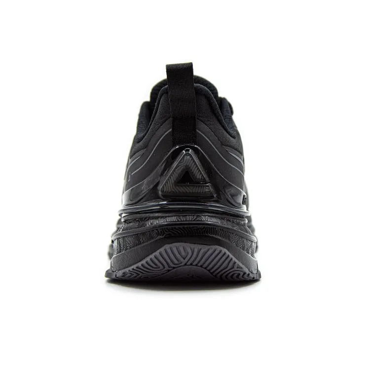 PEAK Mode 6.0 Pro Cushioning Lightweight Low Top Casual Running Shoes Men's Black Gray-4