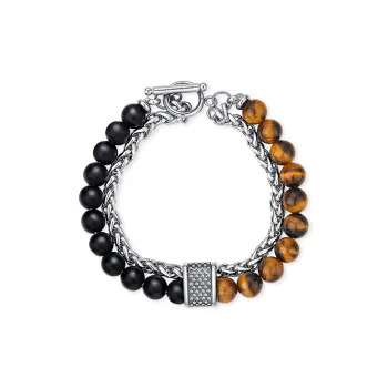 FAIRWHALE Tiger's Eye Stone Bracelets Unisex