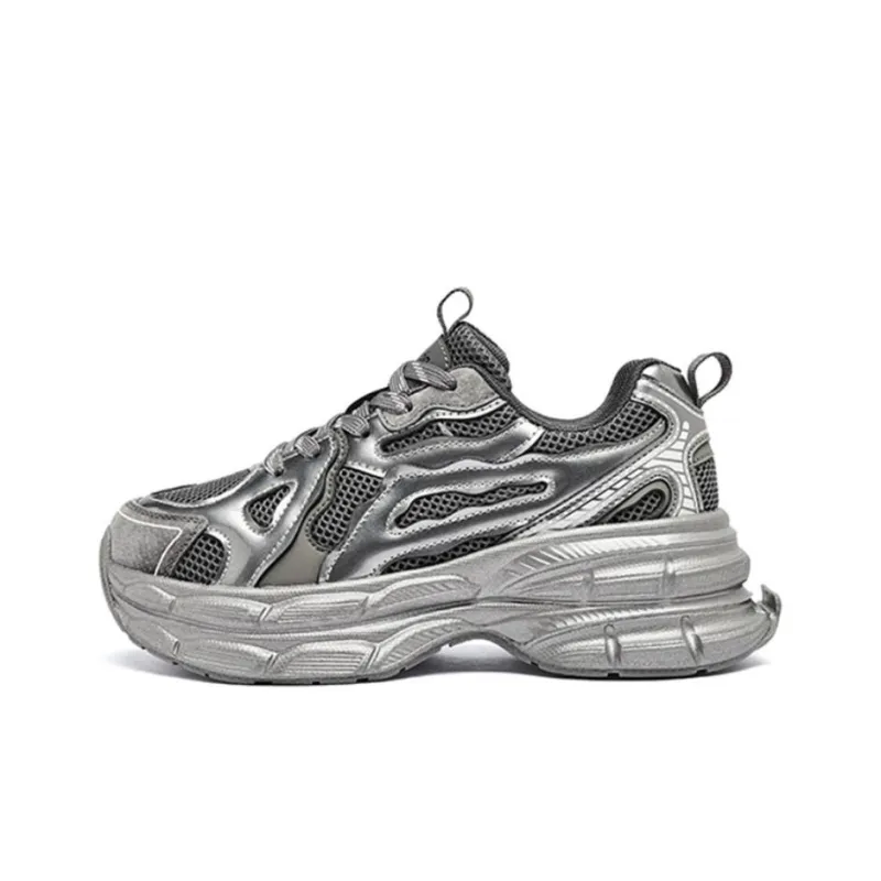 AGSDON Breathable Low-Top Chunky Sneakers Women's-0