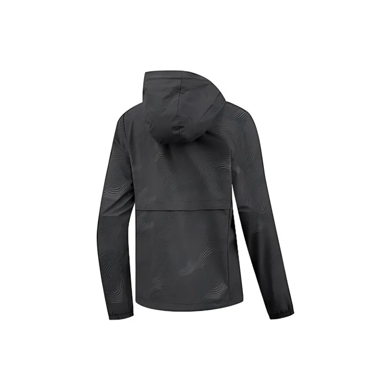 QIAODAN Trench Coat Women's Black-1