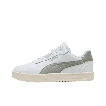 PUMA Wear resistant And Lightweight Low Top Skateboard Shoes Unisex White