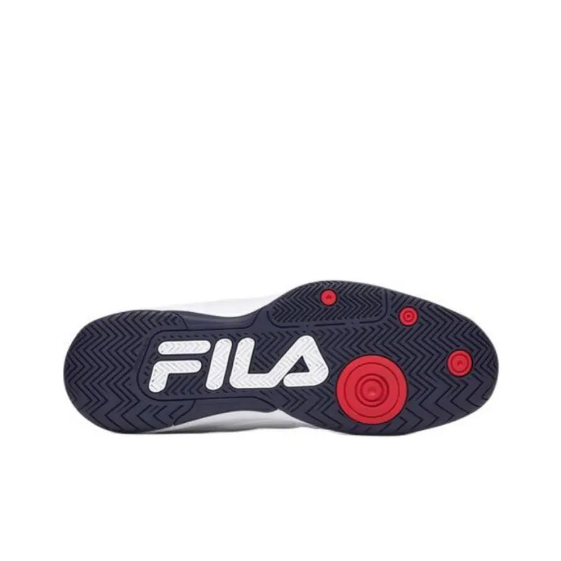 FILA Anti Slip Wear Resistant Low Top Training Shoes Men's White-6
