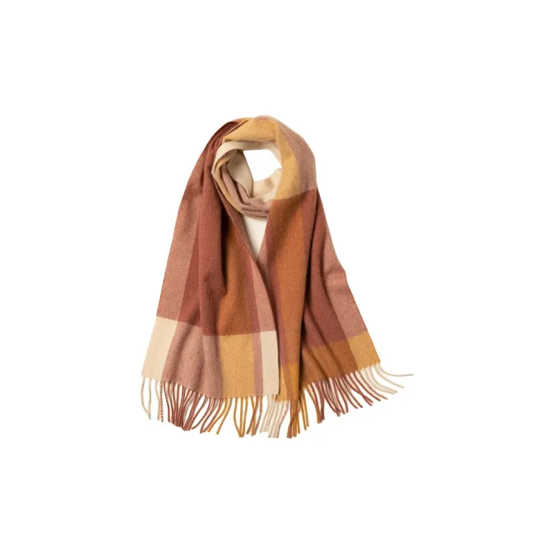 Red Bean 100% Cashmere Knit Scarves Women's-0