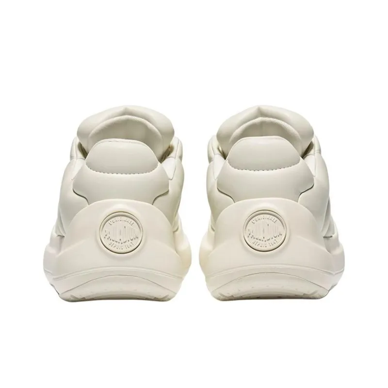 Palladium Height Increasing Rebound Low Top Casual Shoes Women's White-3