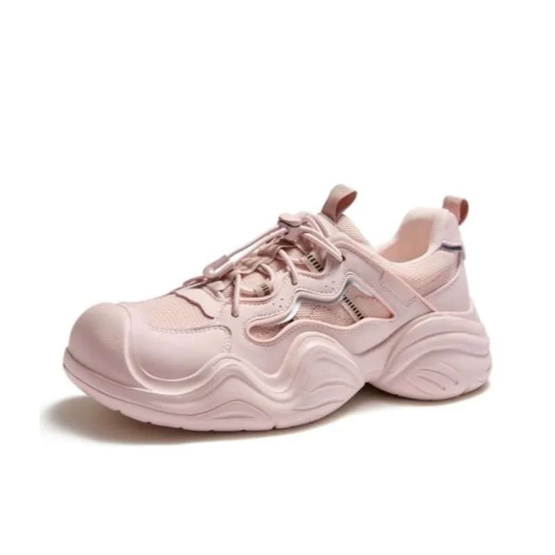 CAMEL Anti Slip And Wear Resistant Coverage Low Top Chunky Sneakers Women's-3