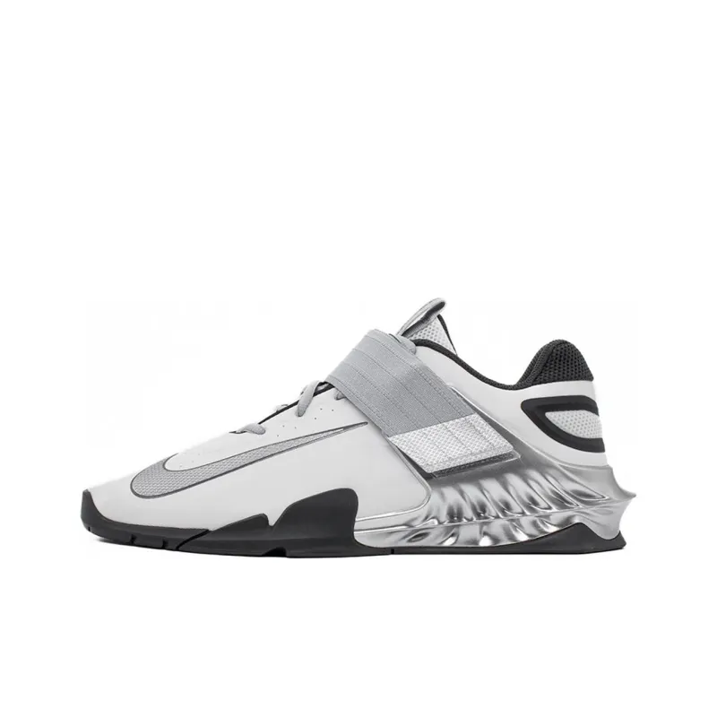 Nike Savaleos Anti Slip Wear Resistant Low Top Training Shoes Unisex White Gray Silver-0