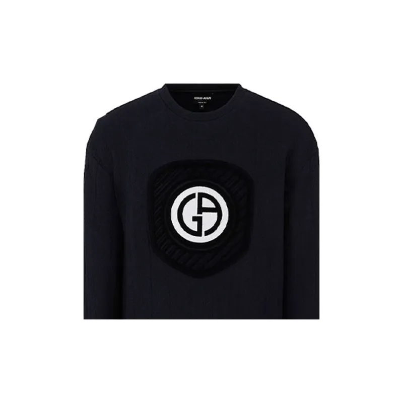 GIORGIO ARMANI Cashmere Sweaters Men Dark Blue-2