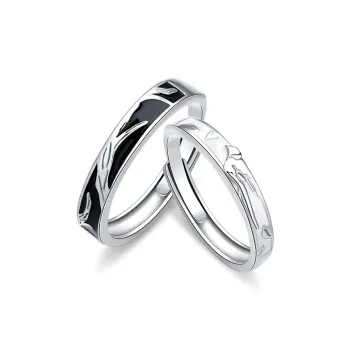 ZOKS S999 Fine Silver Rings Unisex