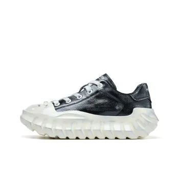 FAIRWHALE Chunky Sneakers Men Low Top Black/Blue/White/Brown