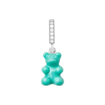 Crystal Haze Silver-Plated Necklace/Pendant Unisex Beige Cretan Blue