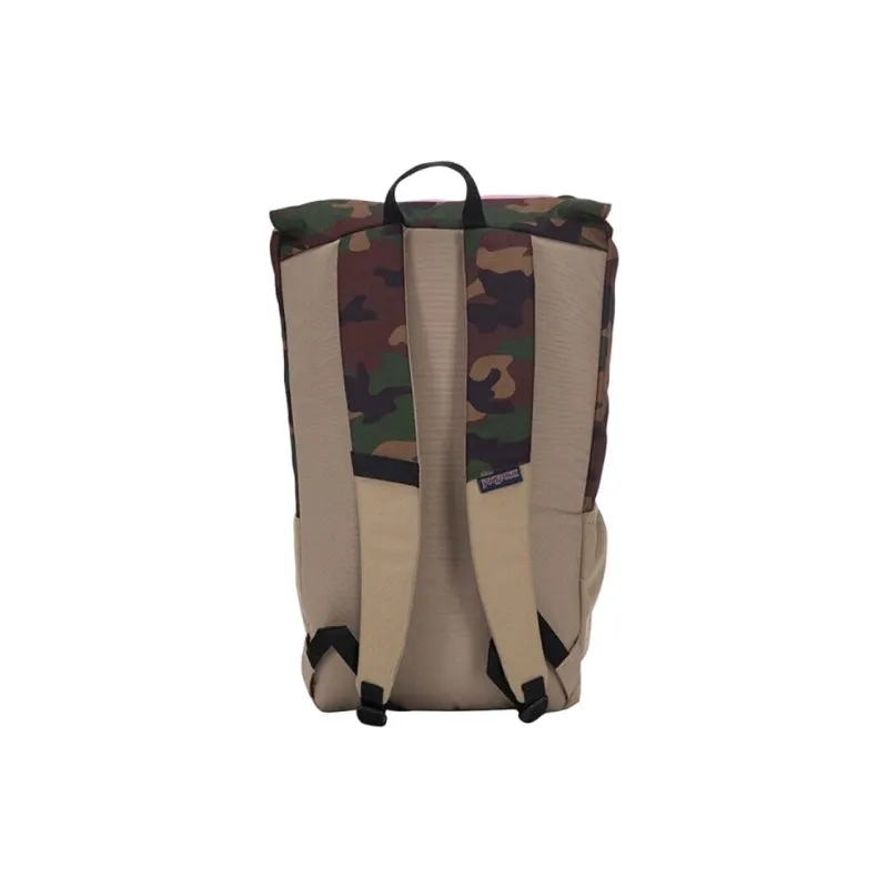 JanSport Fabric Backpack Large Size Men's Marine Camouflage-2