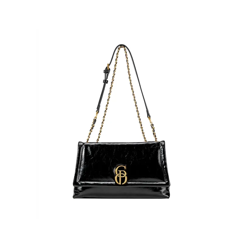 PIERRE CARDIN Oil Wax Cow Leather Shoulder Bag, Crossbody Bag Women's Multicolor-1