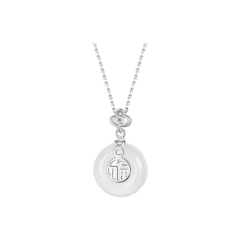 CHINA GOLD Chalcedony Necklaces Women's