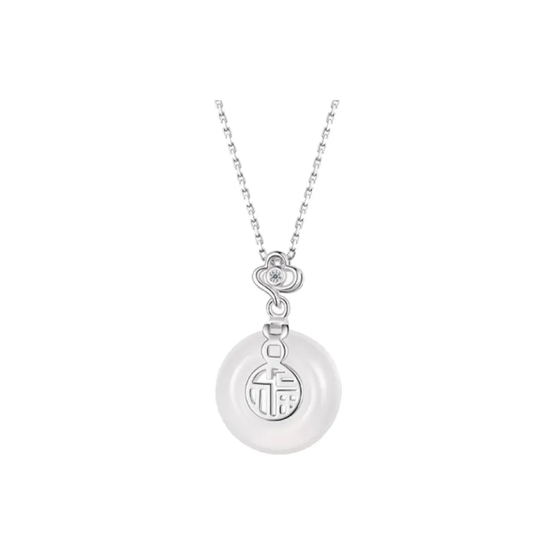 CHINA GOLD Chalcedony Necklaces Women's-0
