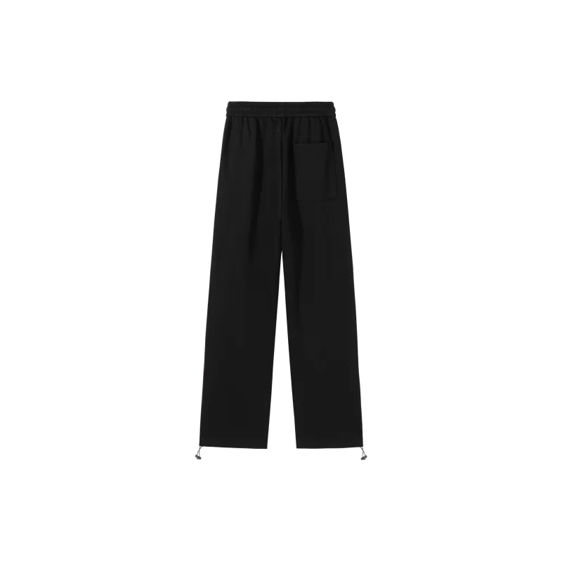 David Bakken Casual Pants Unisex Black-1
