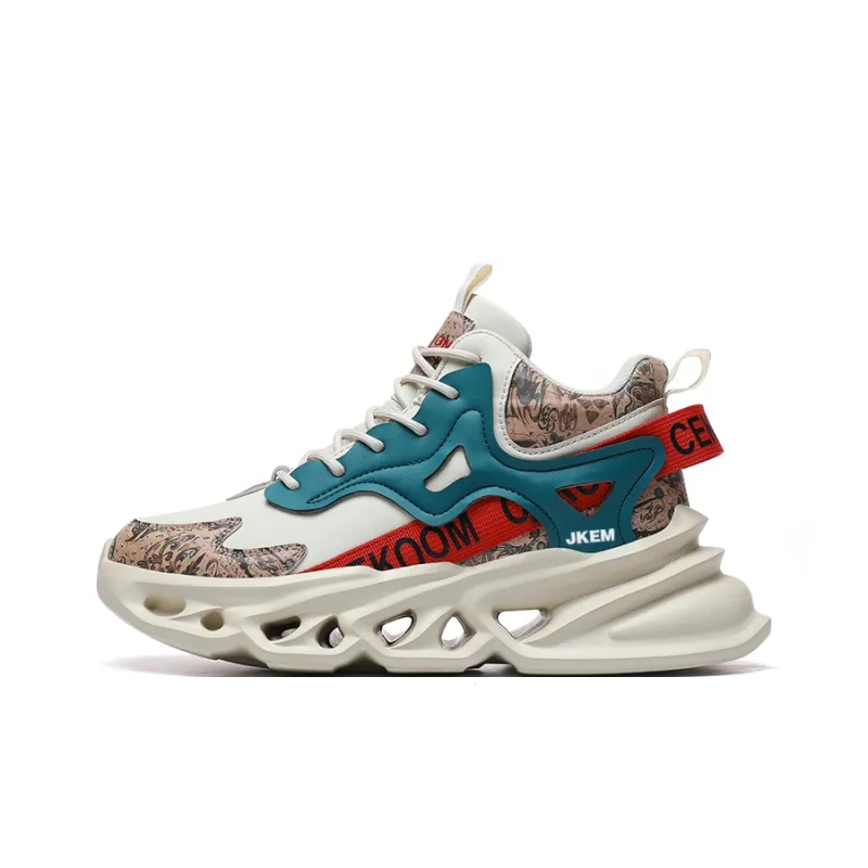 JKEM Anti-Slip And Wear-Resistant Warm High-Top Chunky Sneakers Men's-0