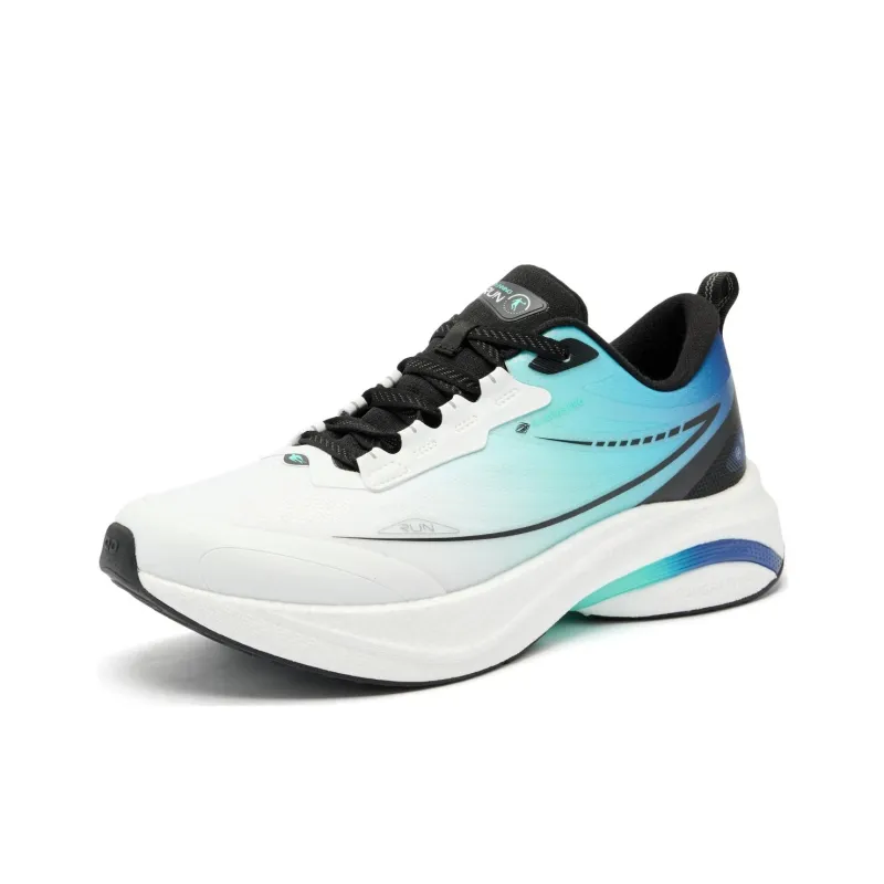 QIAODAN Rain Swallow 4.0 Running Shoes Men Low Top Jordan White/Mars Green-2