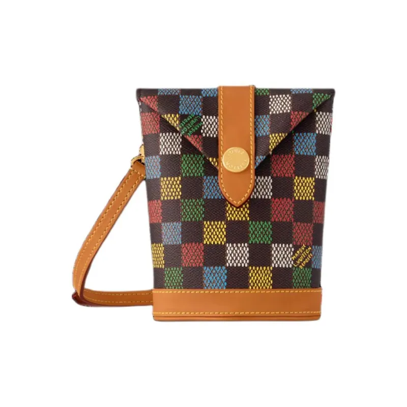 LOUIS VUITTON Coated Canvas Shoulder Bag Unisex Multicolor-0