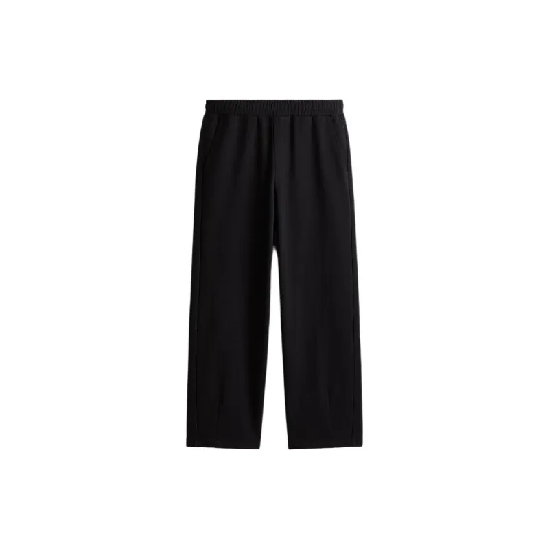 H&M New Year Knitted Sweatpants Men Black-0