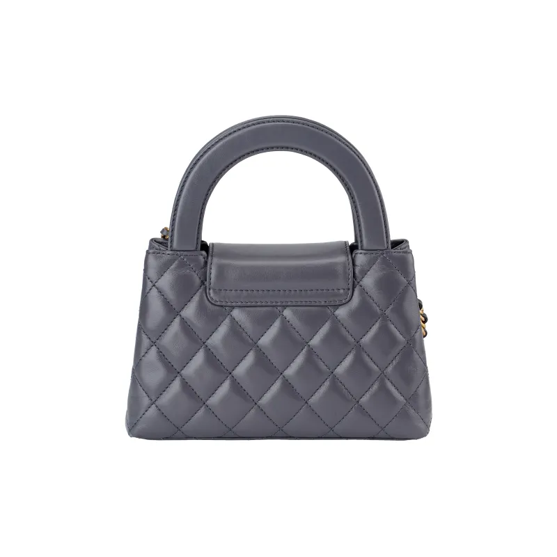 CHANEL Leather Shoulder Bag, Crossbody Bag, Handbag Women's Gray-2