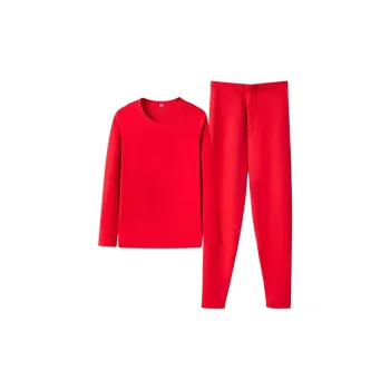 H YXIANG Thermal Set Unisex Red