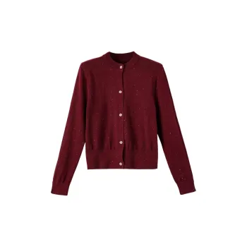 Late White Knitwear Women's Maroon