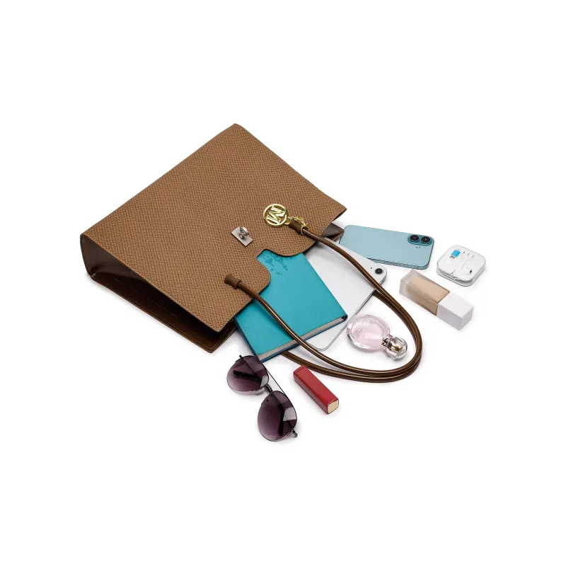 FAIRWHALE PU Shoulder Bag Regular Women's Tan-6