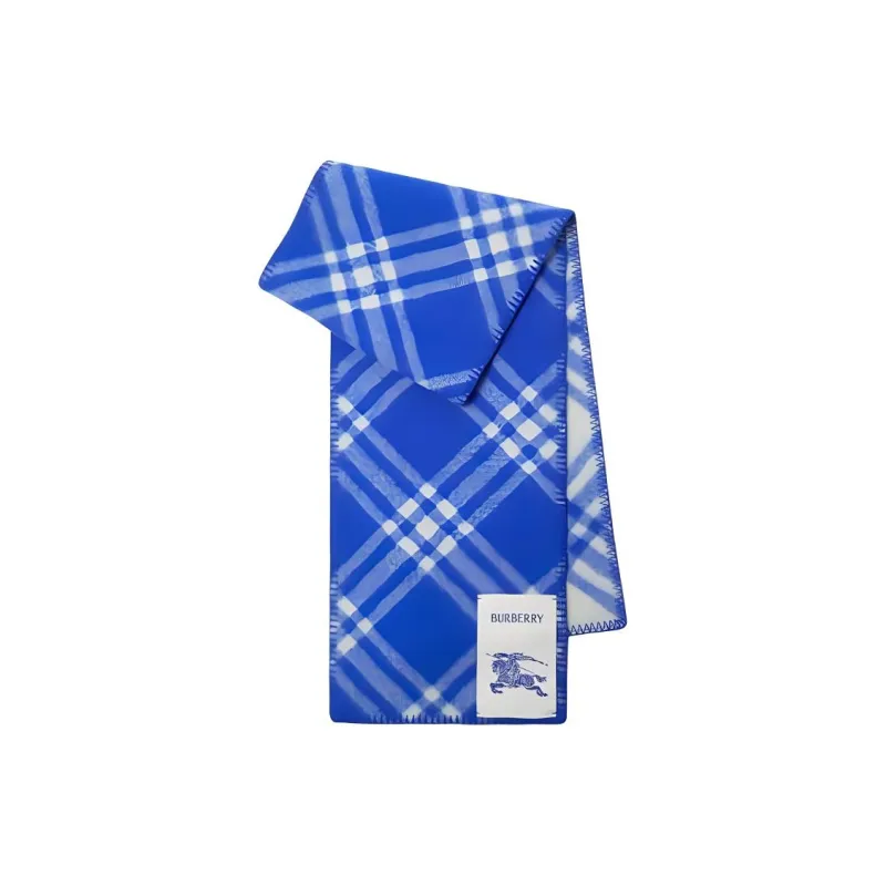 Burberry Check-print Wool Scarf-0