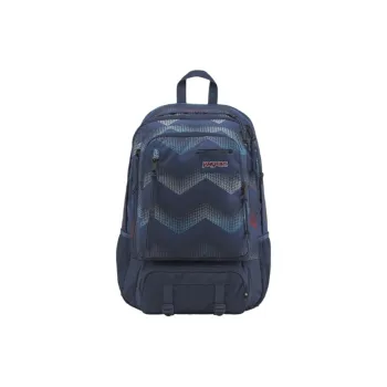 JanSport Polyester Backpack Large Size Unisex Snowflake Marine