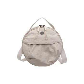 Yalu Fabric Handbag Women's Ecru/Black
