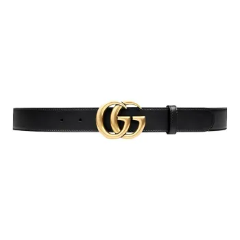 GUCCI Gg Marmont Leather Belt
