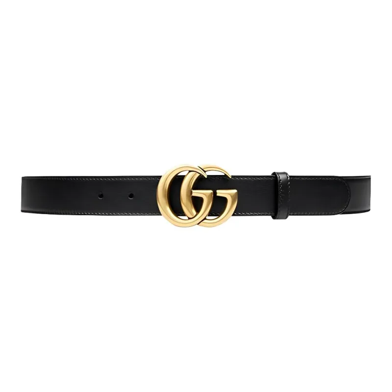 GUCCI Gg Marmont Leather Belt-0