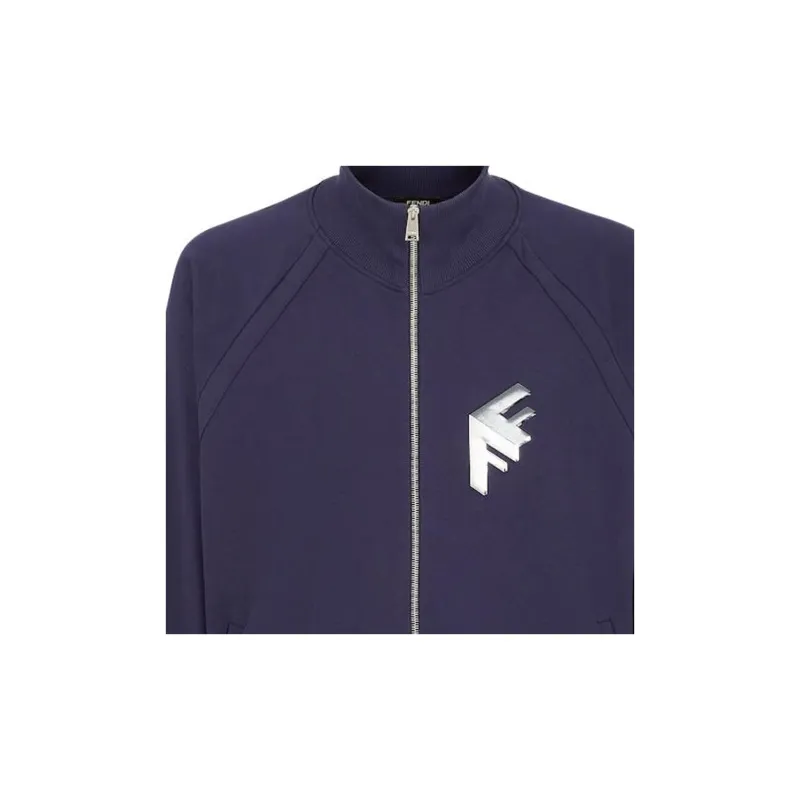FENDI Jackets Men Dark Blue-3