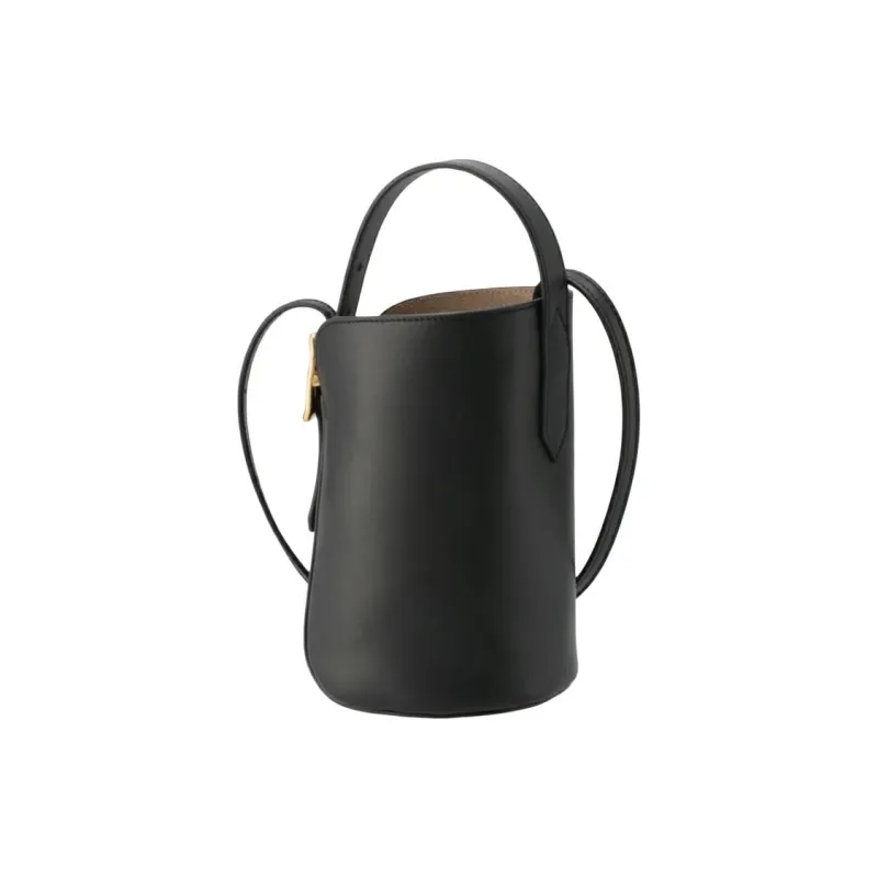 J&M Calfskin Handbag Women's Black-4