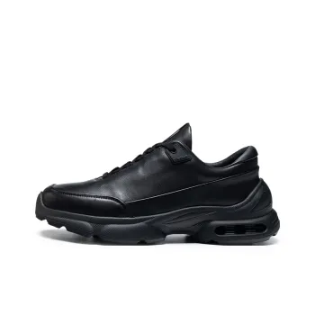 HARSON Anti Slip And Wear Resistant Lightweight Height Increasing Low Top Casual Shoes Men's Black