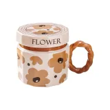 Caramel---Large Floral