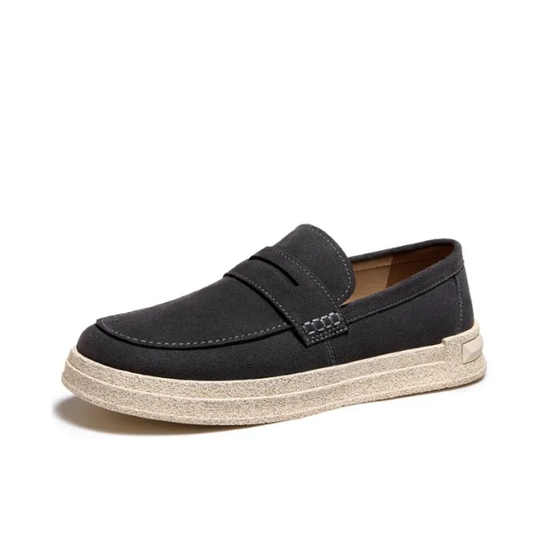 CAMEL Loafers Men Gray/Earth Yellow-3
