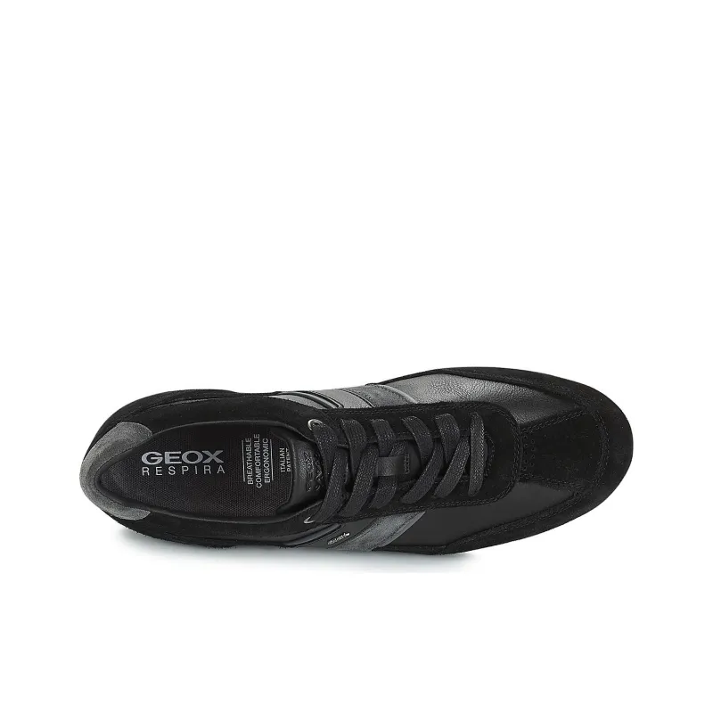 GEOX Abrasion Resistant Low Top Casual Shoes Men's Black-5