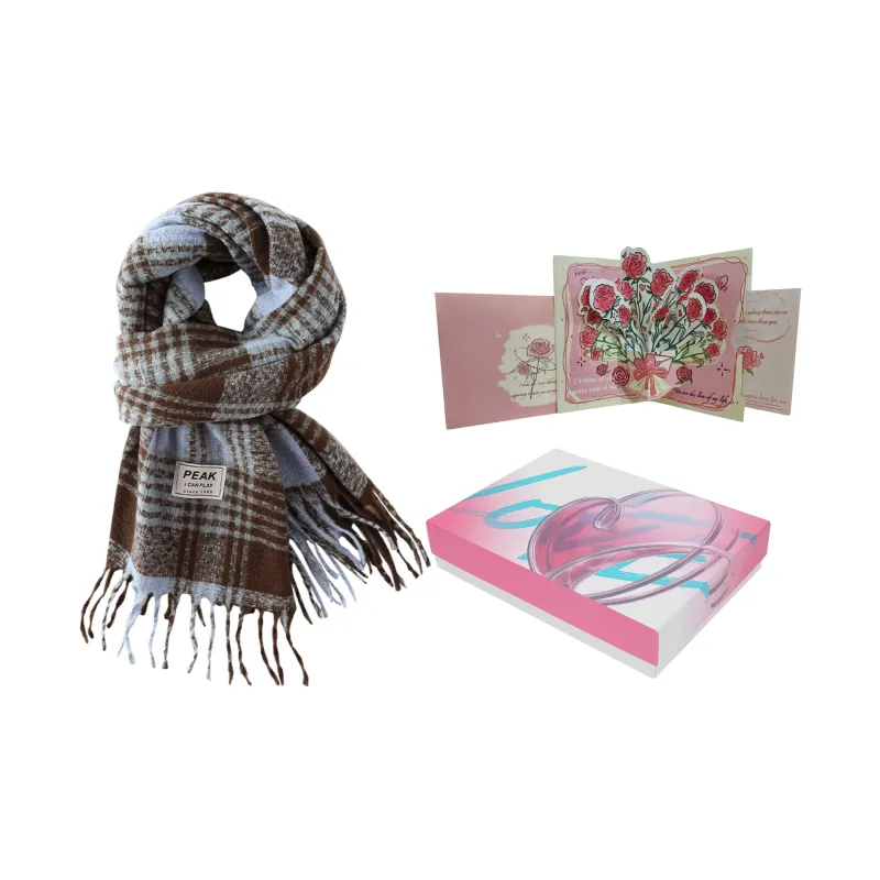 PEAK RIGHT Series Polyester Knit Scarves Unisex Multiple Colors-17
