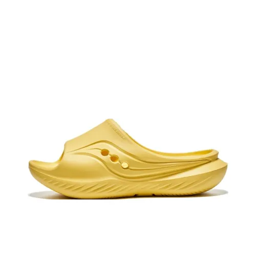 Saucony Cradle Slip Resistant Slide Slippers Unisex Yellow