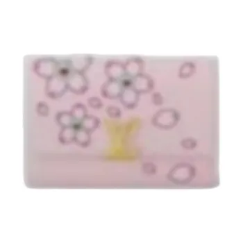 LOUIS VUITTON X Takashi Murakami Capucines Compact Wallet Pink