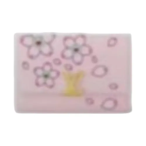 LOUIS VUITTON X Takashi Murakami Capucines Compact Wallet Pink