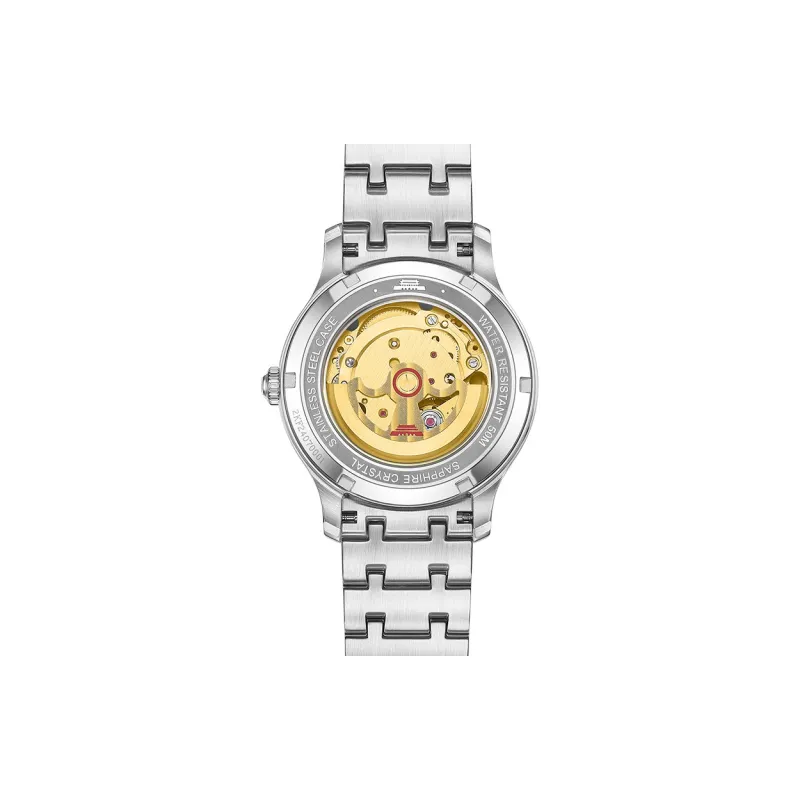 Beijing Premium Automatic Mechanical Movement Stainless Steel Watchband Watch Men's Watches White Dial-8