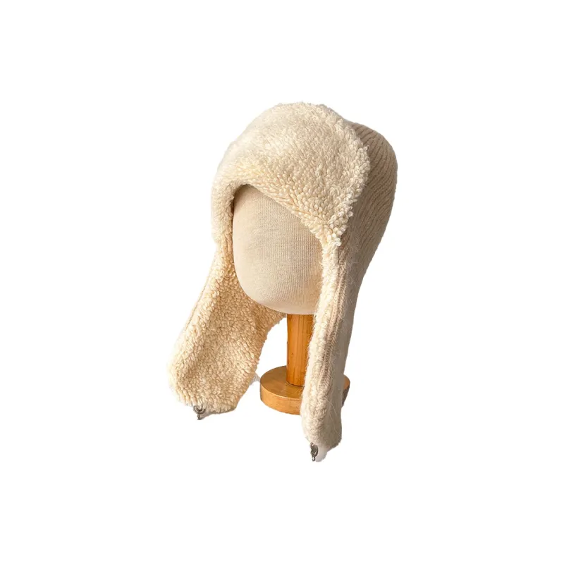 AAJF Rabbit Fur Blend Trapper Hats Unisex-3