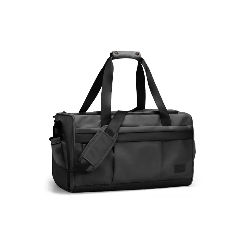 COWBONE Fabric Gym Bag Travel Bag Unisex Gray Purple/Cool Black-5